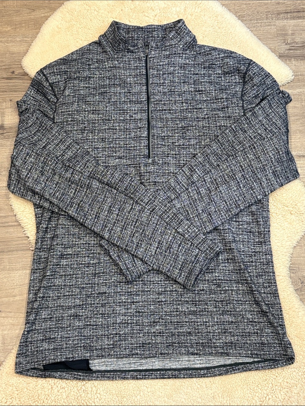 Lululemon Surge Warm 1/2 Zip
Heathered Black